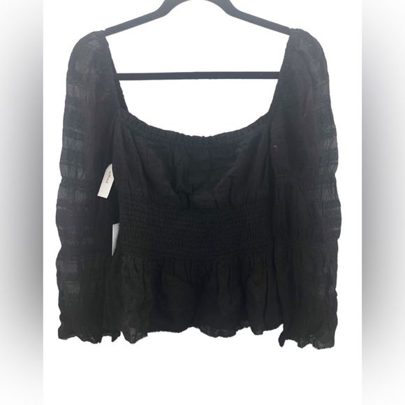 NWT WILFRED fable smocked prairie black - Picture 3 of 7